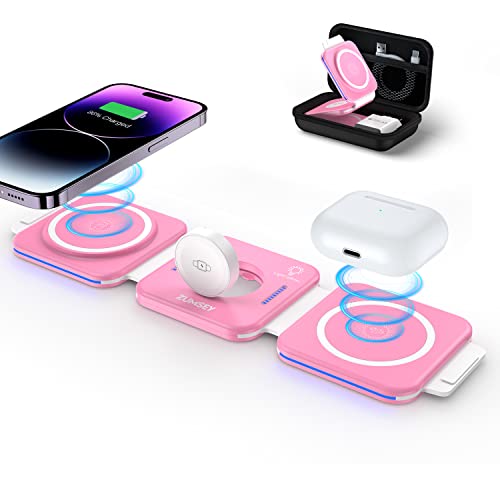 ZUMSEY 3 in 1 Faltbare kabellose Reiseladestation, Apple Ladestation Für Apple Watch und iPhone iPods, Wireless Charger für iPhone 16 15 14 13 12 Pro Max Plus/iWatch 10/9/Ultra/8/7/6/SE/5/4/3/AirPods ZUMSEY 3 in 1 Faltbare kabellose Reiseladestation, Apple Ladestation Für Apple Watch und iPhone iPods, Wireless Charger für iPhone 16 15 14 13 12 Pro Max Plus/iWatch 10/9/Ultra/8/7/6/SE/5/4/3/AirPods von zumsey