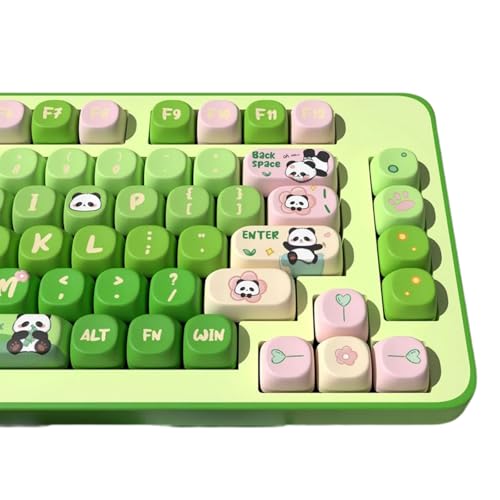 Cartoonschlüsselkaps Set 131Keys Unter Sublimiertes Süßigkeitenbärenthema Für Mechanische Tastatur von zuousxbs