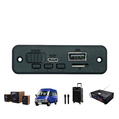 Car Amplifier Board, Audio System Module, 2.8 Inches Speaker Enhancement Kit, High Compatibility Sound Device for Men Women Motorcycle Voice Upgrade Music Entertainment Car Amplifier Board, Audio System Module, 2.8 Inches Speaker Enhancement Kit, High Compatibility Sound Device for Men Women Motorcycle Voice Upgrade Music Entertainment von zwxqe