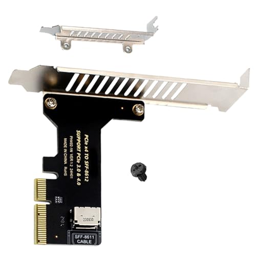 PCIE Expansion Card, External Adapter, High Speed Double-Port Design, Enhanced Data Transmission, Computer Accessory, ideal for Laptop Motherboard Workplace, Black PCIE Expansion Card, External Adapter, High Speed Double-Port Design, Enhanced Data Transmission, Computer Accessory, ideal for Laptop Motherboard Workplace, Black von zwxqe