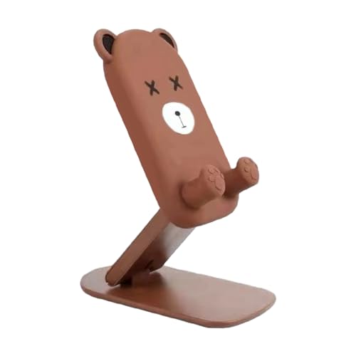 zwxqe Desk Phone Holder, Foldable Tablet Stand, Height Adjustable Mobile Cradle, 4.53x2.56x0.98 Inches Cute Cartoon Bear Design, Compatible with Most Smartphones and Tablets, Perfect zwxqe Desk Phone Holder, Foldable Tablet Stand, Height Adjustable Mobile Cradle, 4.53x2.56x0.98 Inches Cute Cartoon Bear Design, Compatible with Most Smartphones and Tablets, Perfect von zwxqe