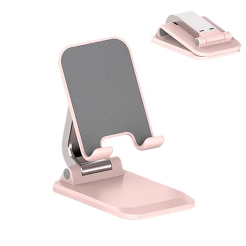 zwxqe Foldable Phone Stand, Desktop Mount, Tablet Holder for Desk, Dressing Table, Portable Adjustable Smartphone Cradle, Convenient Support for Hands- Viewing Anywhere zwxqe Foldable Phone Stand, Desktop Mount, Tablet Holder for Desk, Dressing Table, Portable Adjustable Smartphone Cradle, Convenient Support for Hands- Viewing Anywhere von zwxqe