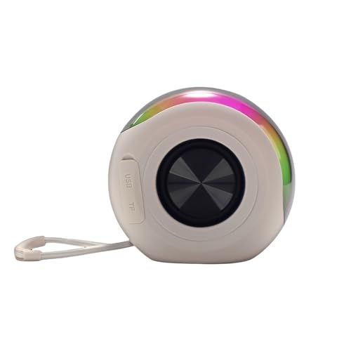 zwxqe Kabelloser tragbarer Lautsprecher, kleiner Audio-Player mit Stimmungslicht, 12 x 5 x 11 cm, für Wohnheim, Auto, Küche, Strand, Reisen, Fitnessstudio, Wandern, Picknick, Camping, Schlafzimmer zwxqe Kabelloser tragbarer Lautsprecher, kleiner Audio-Player mit Stimmungslicht, 12 x 5 x 11 cm, für Wohnheim, Auto, Küche, Strand, Reisen, Fitnessstudio, Wandern, Picknick, Camping, Schlafzimmer von zwxqe