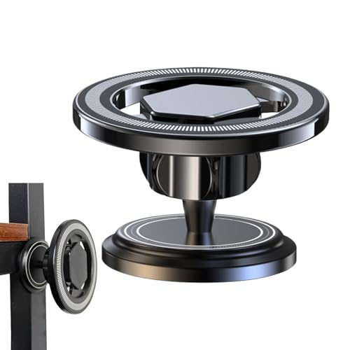 zwxqe Magnetic Phone Holder, Gym Workout Double Magnet Cradle, 360 Degree Rotating Design, Strong Hold, Sturdy for Women and Men Smartphone Accessory 31.70 Inch Black von zwxqe