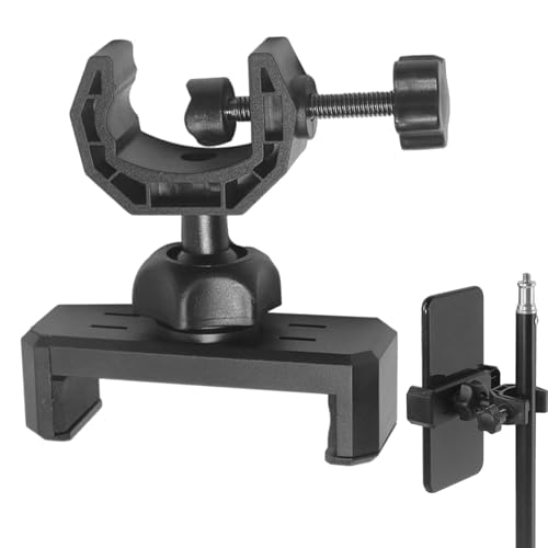 zwxqe Stativ-Handyclip, Handyhalterung, Stativadapter, drehbarer Telefonständer, Multi-Winkel-Telefonklemme, Stativ-Handyhalterungen, sichere Handyhalterung, flexible Handyhalterung, Handyhalterung von zwxqe